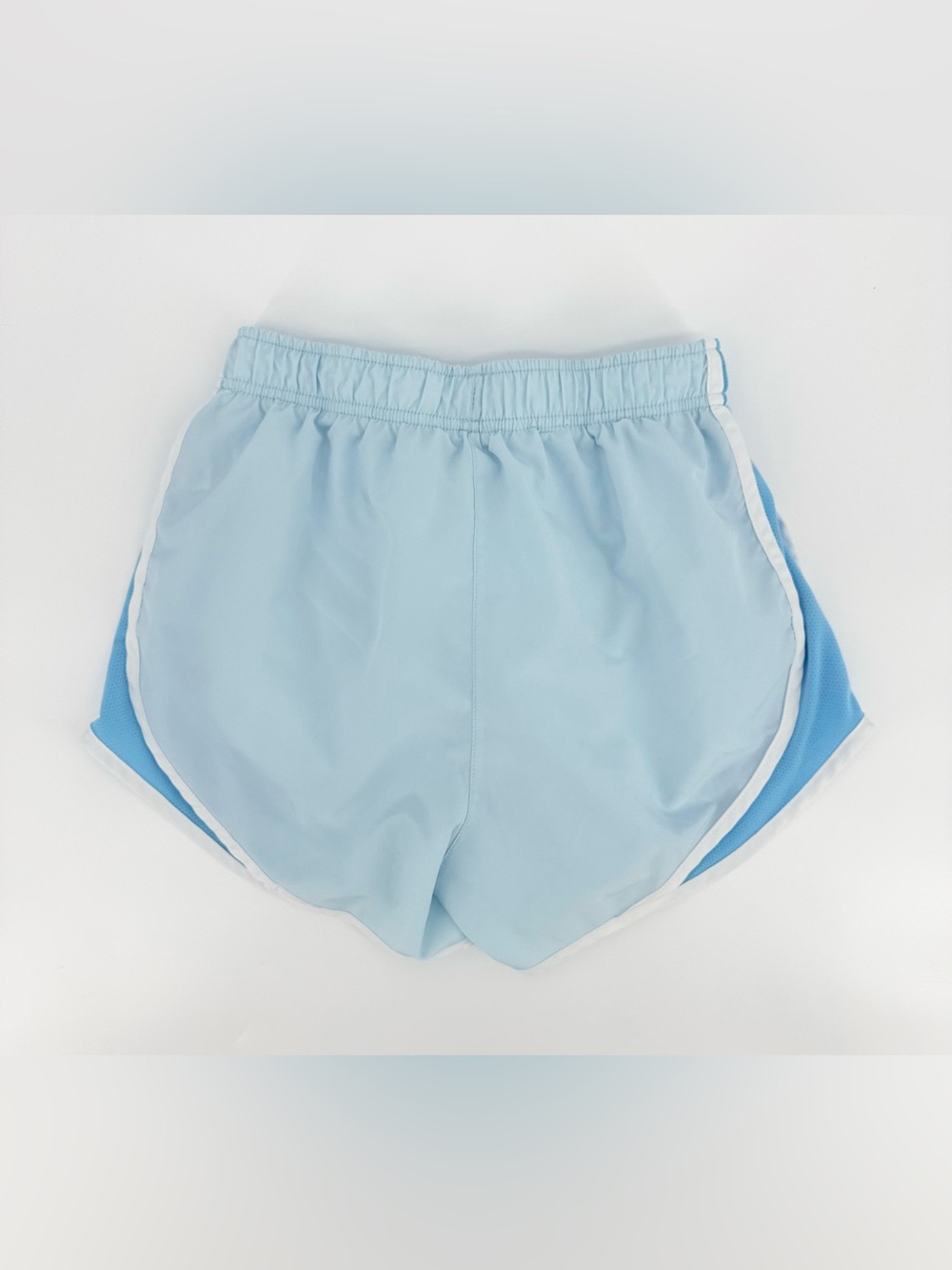 Nike Dri-FIT Tempo Running Shorts Light Blue White Size XS Mesh Athletic - Picture 2 of 4